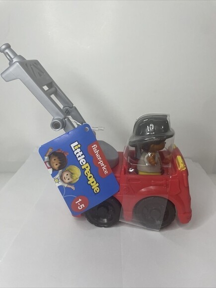 New Fisher-Price Little People to The Rescue Fire Truck 2 piece - Picture 2 of 10